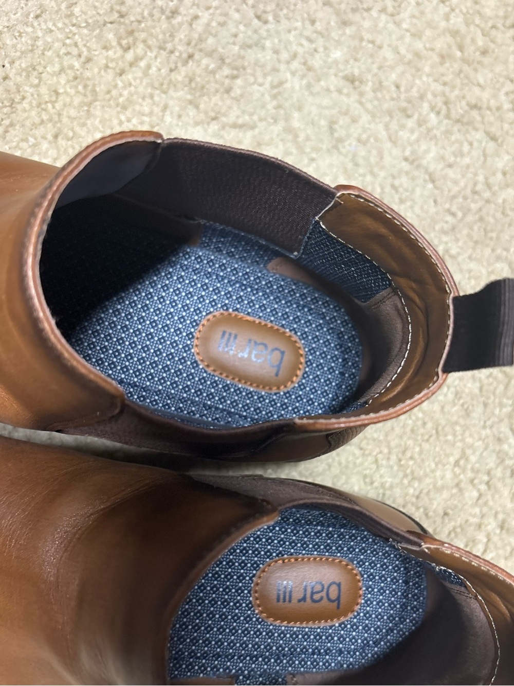 Bar III Brown Leather Chukka Boots | size 10.5 - Picture 5 of 8